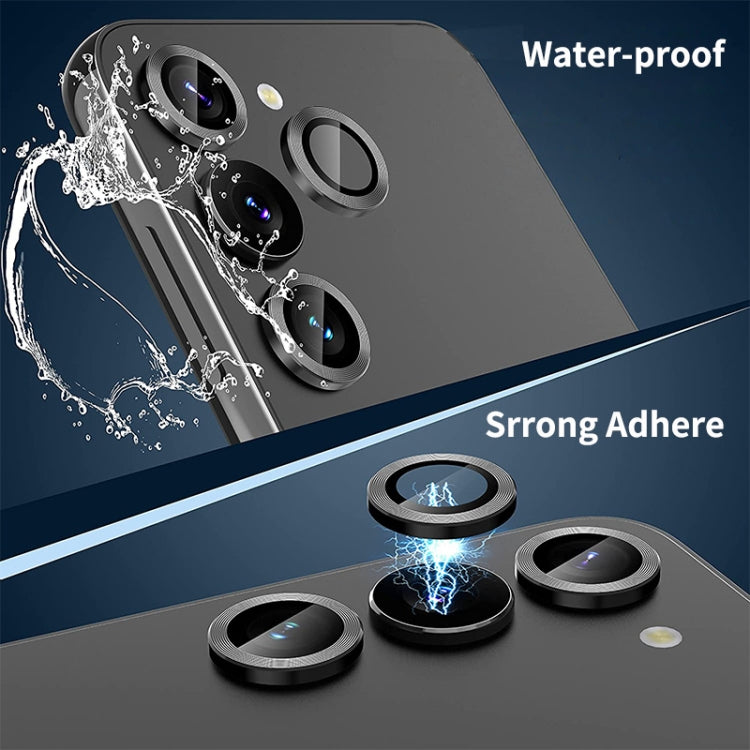 For Samsung Galaxy A54 ENKAY Hat-Prince 9H Rear Camera Lens Aluminium Alloy Ring Tempered Glass Film, For Samsung Galaxy A54