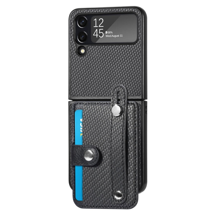 Wristband Kickstand Card Wallet Back Cover Phone Case, For Samsung Galaxy Z Fold4, For Samsung Galaxy Z Fold3, For Samsung Galaxy Z Fold2, For Samsung Galaxy Z Flip4, For Samsung Galaxy Z Flip3 5G, For Samsung Galaxy Z Flip 5G, For OPPO Find N2 Flip