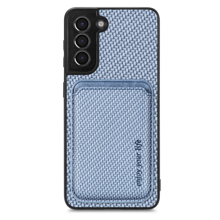 Carbon Fiber Leather Card Magsafe Magnetic Phone Case, For Samsung Galaxy S22 5G, For Samsung Galaxy S22+ 5G, For Samsung Galaxy S22 Ultra 5G, For Samsung Galaxy S21 5G, For Samsung Galaxy S21+ 5G, For Samsung Galaxy S21 Ultra 5G                       ...