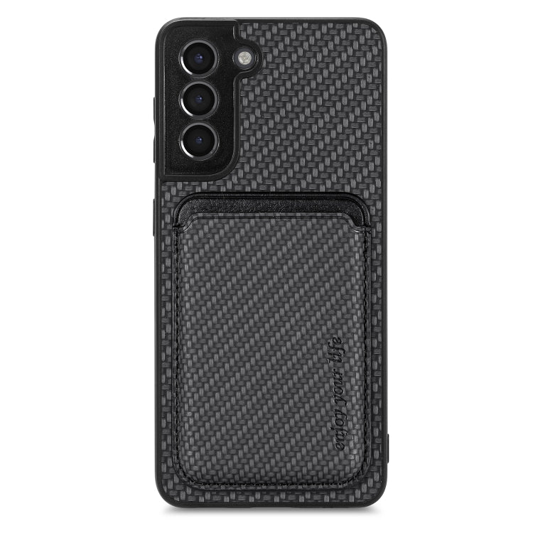 Carbon Fiber Leather Card Magsafe Magnetic Phone Case, For Samsung Galaxy S22 5G, For Samsung Galaxy S22+ 5G, For Samsung Galaxy S22 Ultra 5G, For Samsung Galaxy S21 5G, For Samsung Galaxy S21+ 5G, For Samsung Galaxy S21 Ultra 5G                       ...