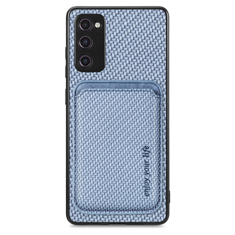 Carbon Fiber Leather Card Magsafe Magnetic Phone Case, For Samsung Galaxy S22 5G, For Samsung Galaxy S22+ 5G, For Samsung Galaxy S22 Ultra 5G, For Samsung Galaxy S21 5G, For Samsung Galaxy S21+ 5G, For Samsung Galaxy S21 Ultra 5G, For Samsung Galaxy S2...