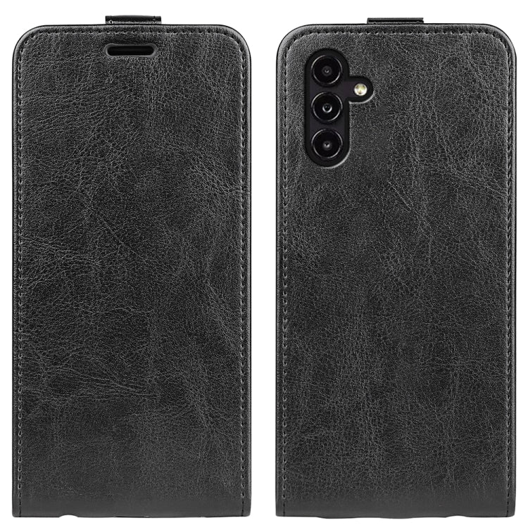 For Samsung Galaxy A14 5G R64 Texture Vertical Flip Leather Phone Case, For Samsung Galaxy A14 5G
