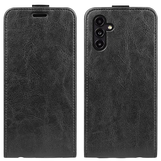 For Samsung Galaxy A14 5G R64 Texture Vertical Flip Leather Phone Case, For Samsung Galaxy A14 5G