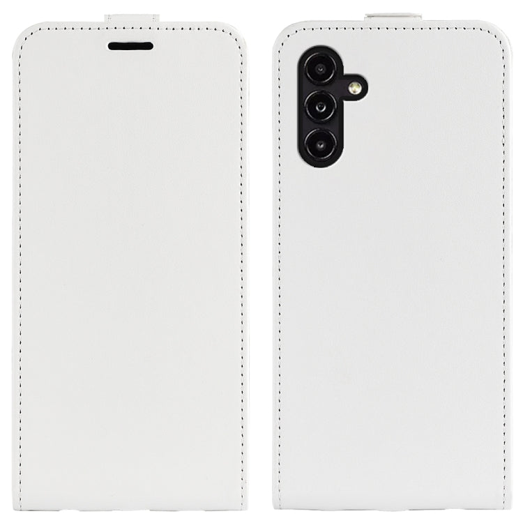 For Samsung Galaxy A14 5G R64 Texture Vertical Flip Leather Phone Case, For Samsung Galaxy A14 5G