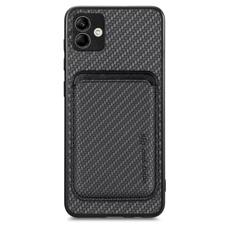 Carbon Fiber Leather Card Magsafe Magnetic Phone Case, For Samsung Galaxy A14 5G, For Samsung Galaxy A04 4G, For Samsung Galaxy A13 4G, For Samsung Galaxy A13 5G, For Samsung Galaxy A22 4G, For Samsung Galaxy A22 5G, For Samsung Galaxy A32 5G          ...