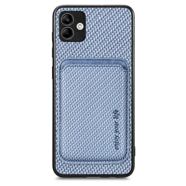 Carbon Fiber Leather Card Magsafe Magnetic Phone Case, For Samsung Galaxy A14 5G, For Samsung Galaxy A04 4G, For Samsung Galaxy A13 4G, For Samsung Galaxy A13 5G, For Samsung Galaxy A22 4G, For Samsung Galaxy A22 5G, For Samsung Galaxy A32 5G          ...