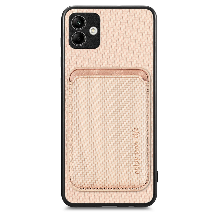 Carbon Fiber Leather Card Magsafe Magnetic Phone Case, For Samsung Galaxy A14 5G, For Samsung Galaxy A04 4G, For Samsung Galaxy A13 4G, For Samsung Galaxy A13 5G, For Samsung Galaxy A22 4G, For Samsung Galaxy A22 5G, For Samsung Galaxy A32 5G          ...