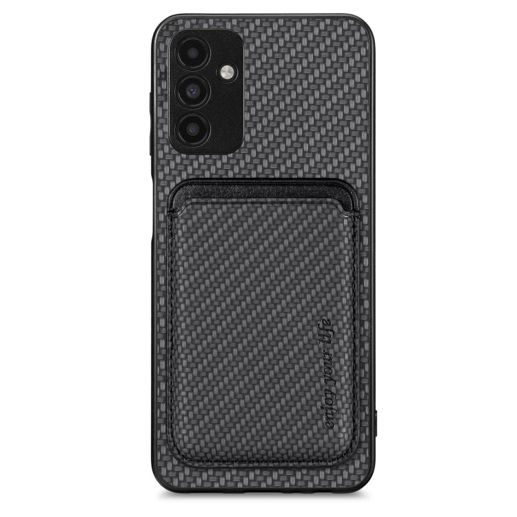 Carbon Fiber Leather Card Magsafe Magnetic Phone Case, For Samsung Galaxy A14 5G, For Samsung Galaxy A04 4G, For Samsung Galaxy A13 4G, For Samsung Galaxy A13 5G, For Samsung Galaxy A22 4G, For Samsung Galaxy A22 5G, For Samsung Galaxy A32 5G          ...