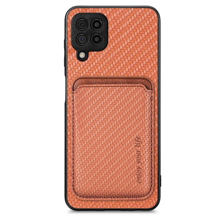 Carbon Fiber Leather Card Magsafe Magnetic Phone Case, For Samsung Galaxy A14 5G, For Samsung Galaxy A04 4G, For Samsung Galaxy A13 4G, For Samsung Galaxy A13 5G, For Samsung Galaxy A22 4G, For Samsung Galaxy A22 5G, For Samsung Galaxy A32 5G          ...