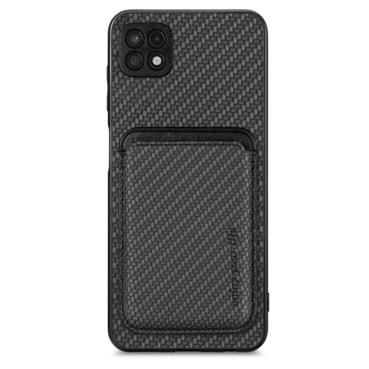 Carbon Fiber Leather Card Magsafe Magnetic Phone Case, For Samsung Galaxy A14 5G, For Samsung Galaxy A04 4G, For Samsung Galaxy A13 4G, For Samsung Galaxy A13 5G, For Samsung Galaxy A22 4G, For Samsung Galaxy A22 5G, For Samsung Galaxy A32 5G          ...