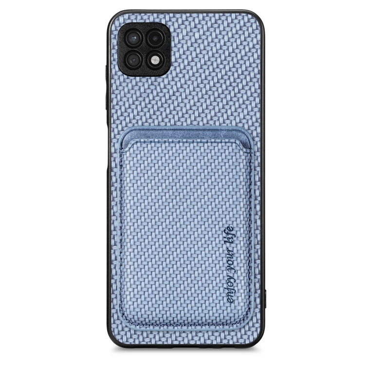 Carbon Fiber Leather Card Magsafe Magnetic Phone Case, For Samsung Galaxy A14 5G, For Samsung Galaxy A04 4G, For Samsung Galaxy A13 4G, For Samsung Galaxy A13 5G, For Samsung Galaxy A22 4G, For Samsung Galaxy A22 5G, For Samsung Galaxy A32 5G          ...
