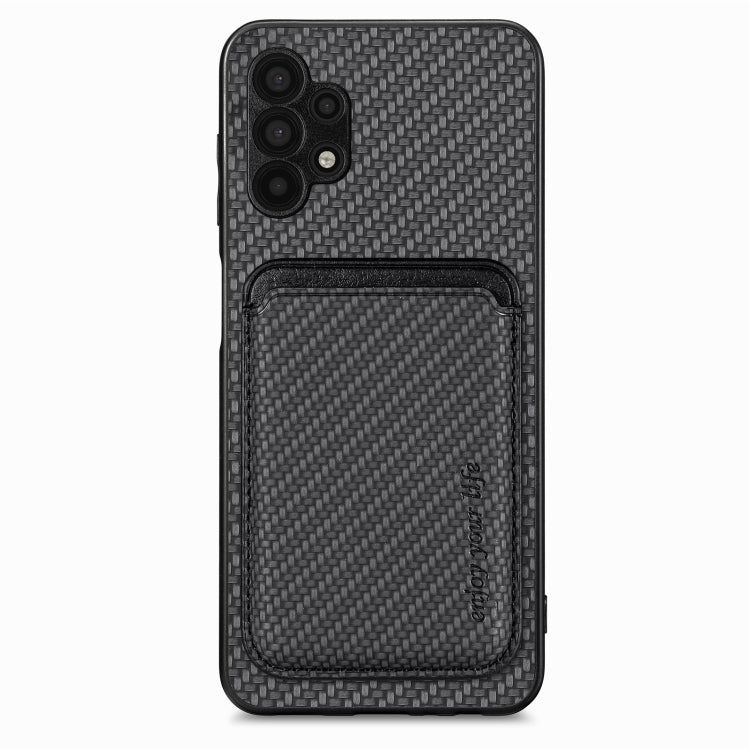 Carbon Fiber Leather Card Magsafe Magnetic Phone Case, For Samsung Galaxy A14 5G, For Samsung Galaxy A04 4G, For Samsung Galaxy A13 4G, For Samsung Galaxy A13 5G, For Samsung Galaxy A22 4G, For Samsung Galaxy A22 5G, For Samsung Galaxy A32 5G          ...