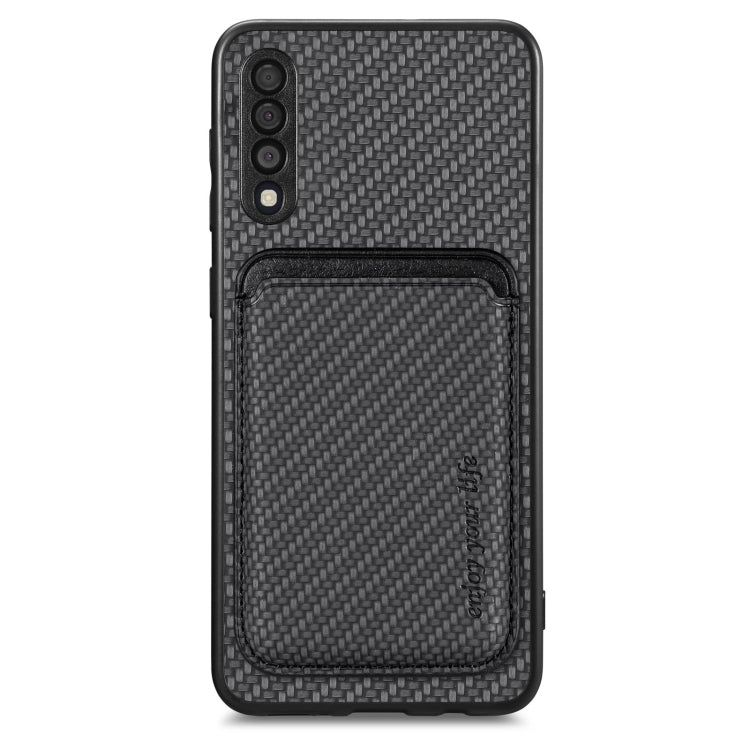 Carbon Fiber Leather Card Magsafe Magnetic Phone Case, For Samsung Galaxy A14 5G, For Samsung Galaxy A04 4G, For Samsung Galaxy A13 4G, For Samsung Galaxy A13 5G, For Samsung Galaxy A22 4G, For Samsung Galaxy A22 5G, For Samsung Galaxy A32 5G          ...