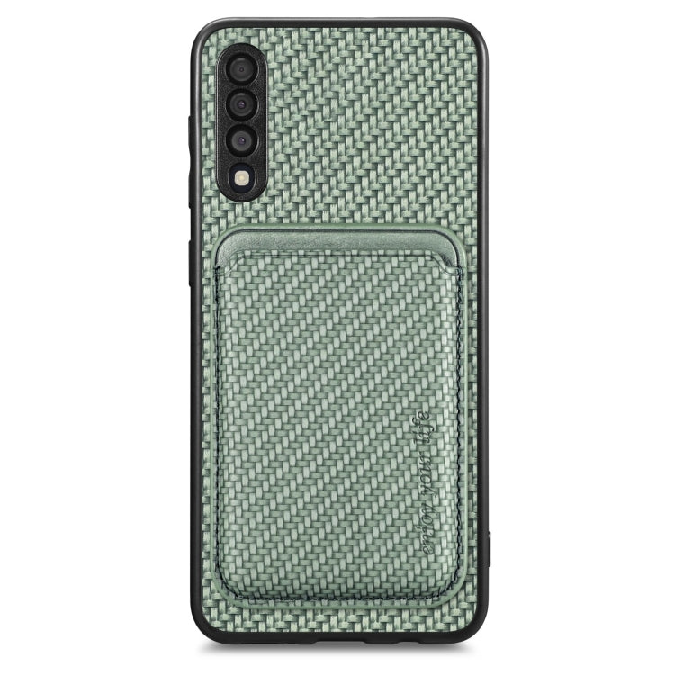 Carbon Fiber Leather Card Magsafe Magnetic Phone Case, For Samsung Galaxy A14 5G, For Samsung Galaxy A04 4G, For Samsung Galaxy A13 4G, For Samsung Galaxy A13 5G, For Samsung Galaxy A22 4G, For Samsung Galaxy A22 5G, For Samsung Galaxy A32 5G          ...
