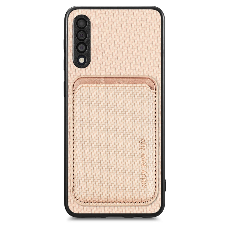 Carbon Fiber Leather Card Magsafe Magnetic Phone Case, For Samsung Galaxy A14 5G, For Samsung Galaxy A04 4G, For Samsung Galaxy A13 4G, For Samsung Galaxy A13 5G, For Samsung Galaxy A22 4G, For Samsung Galaxy A22 5G, For Samsung Galaxy A32 5G          ...