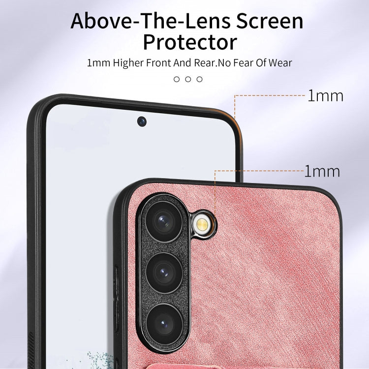 Retro Skin-feel Ring Card Wallet Phone Case, For Samsung Galaxy S22+ 5G, For Samsung Galaxy S22 Ultra 5G