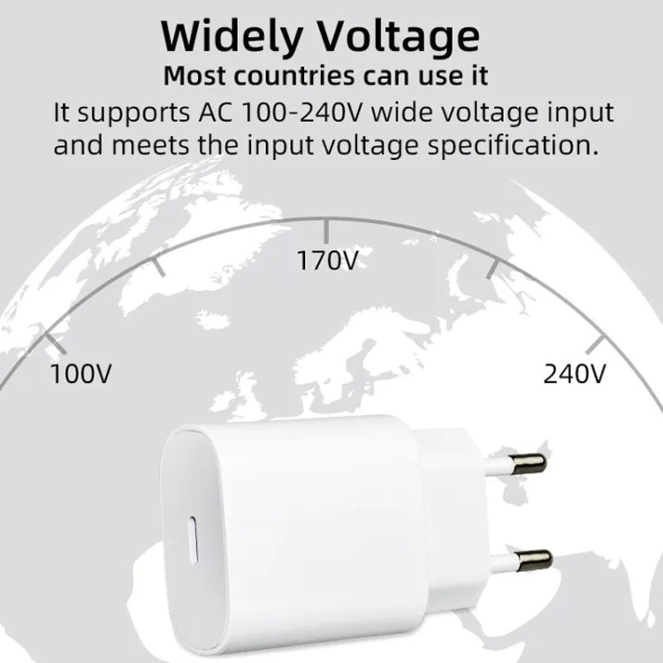 TA800 PD / PPS 25W Type-C Port Charger for Samsung, EU Plug, EU Plug