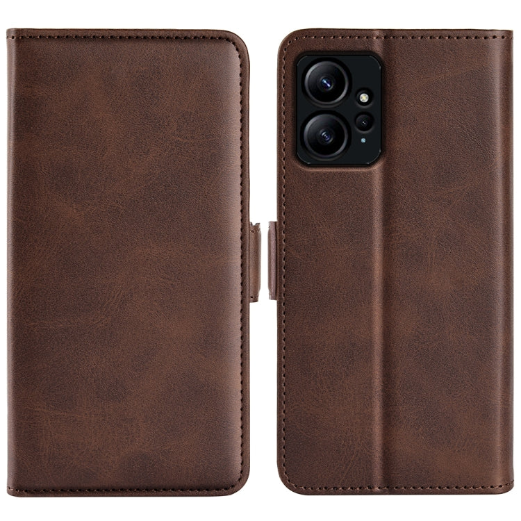 For Xiaomi Redmi Note 12 4G Global Dual-side Magnetic Buckle Horizontal Flip Leather Phone Case, For Xiaomi Redmi Note 12 4G Global
