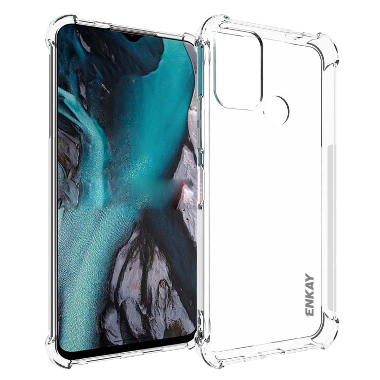 ENKAY Clear TPU Shockproof Anti-slip Phone Case, For Nokia C300 4G, For Nokia G42 5G, For Nokia C12 4G, For Nokia C110 4G, For Nokia C22 4G, For Nokia XR21 5G, For Nokia C32 4G