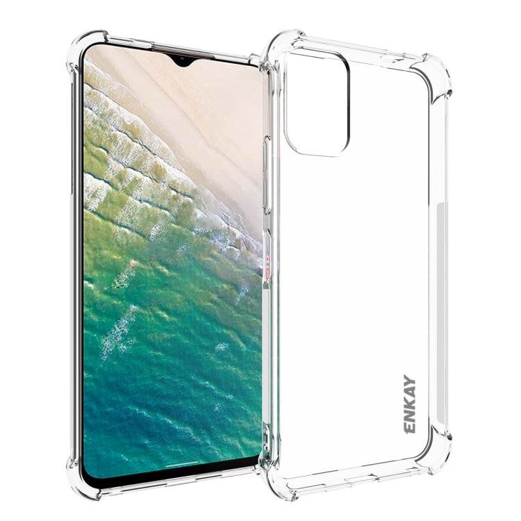 ENKAY Clear TPU Shockproof Anti-slip Phone Case, For Nokia C300 4G, For Nokia G42 5G, For Nokia C12 4G, For Nokia C110 4G, For Nokia C22 4G, For Nokia XR21 5G, For Nokia C32 4G