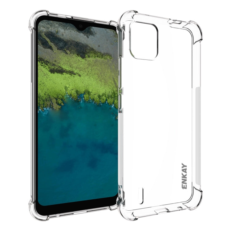 ENKAY Clear TPU Shockproof Anti-slip Phone Case, For Nokia C300 4G, For Nokia G42 5G, For Nokia C12 4G, For Nokia C110 4G, For Nokia C22 4G, For Nokia XR21 5G, For Nokia C32 4G