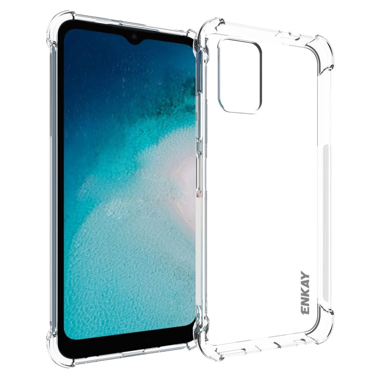 ENKAY Clear TPU Shockproof Anti-slip Phone Case, For Nokia C300 4G, For Nokia G42 5G, For Nokia C12 4G, For Nokia C110 4G, For Nokia C22 4G, For Nokia XR21 5G, For Nokia C32 4G