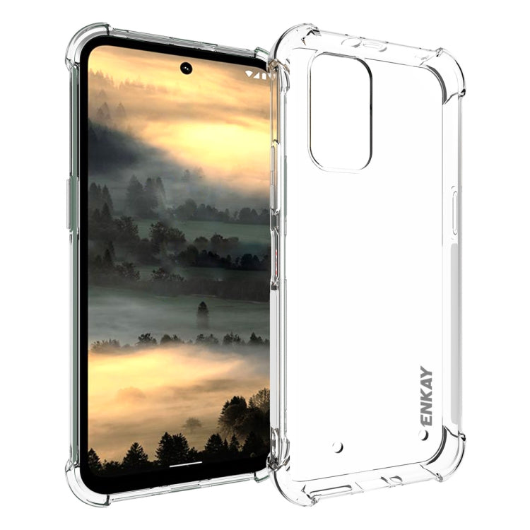 ENKAY Clear TPU Shockproof Anti-slip Phone Case, For Nokia C300 4G, For Nokia G42 5G, For Nokia C12 4G, For Nokia C110 4G, For Nokia C22 4G, For Nokia XR21 5G, For Nokia C32 4G