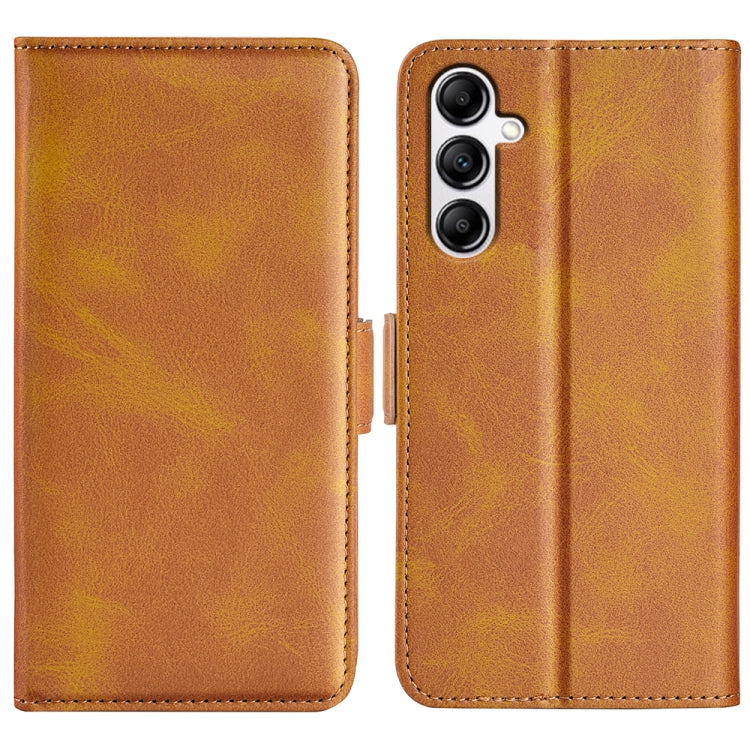 For Samsung Galaxy A34 Dual-side Magnetic Buckle Horizontal Flip Leather Phone Case, For Samsung Galaxy A34 5G