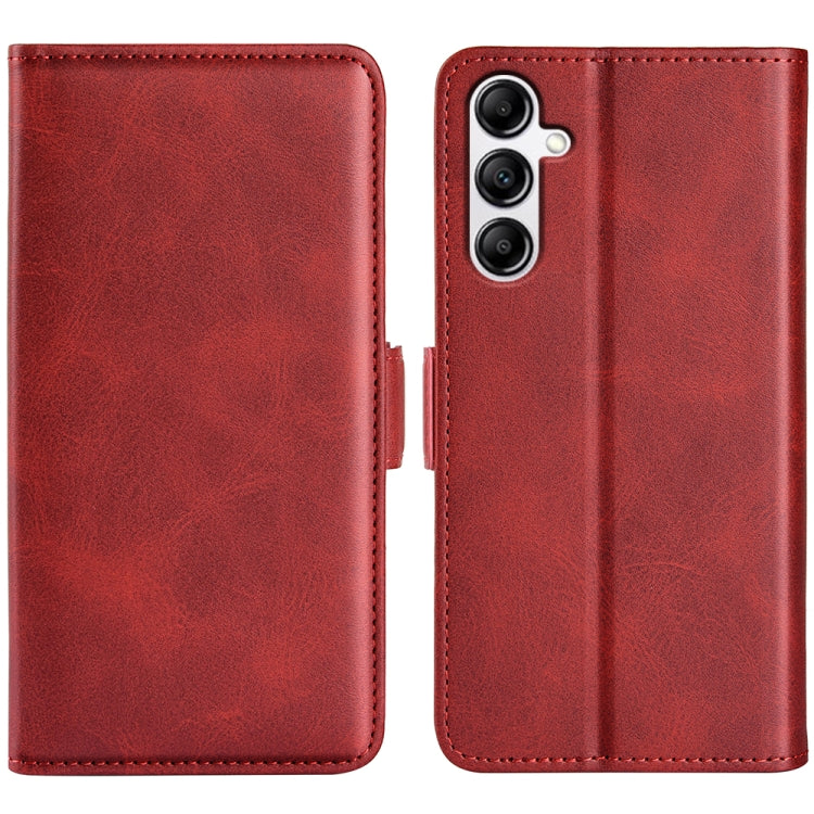 For Samsung Galaxy A34 Dual-side Magnetic Buckle Horizontal Flip Leather Phone Case, For Samsung Galaxy A34 5G