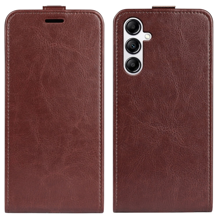 For Samsung Galaxy A34 5G R64 Texture Vertical Flip Leather Phone Case, For Samsung Galaxy A34 5G