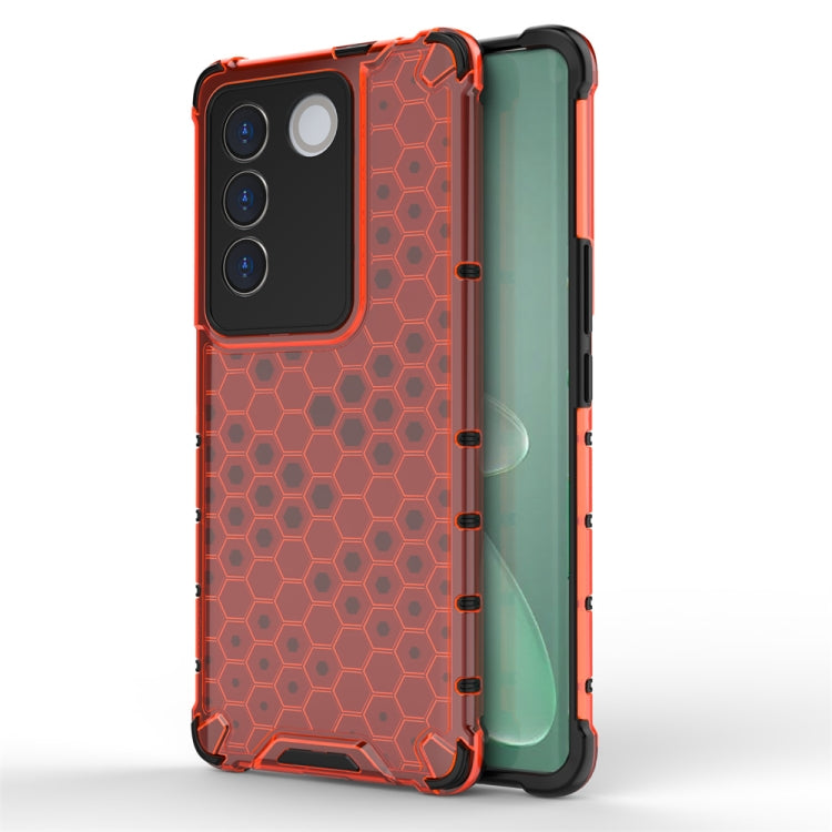 For vivo V27 / V27 Pro Shockproof Honeycomb Phone Case, For vivo V27 / V27 Pro, For vivo V27e