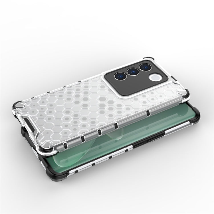 For vivo V27 / V27 Pro Shockproof Honeycomb Phone Case, For vivo V27 / V27 Pro, For vivo V27e