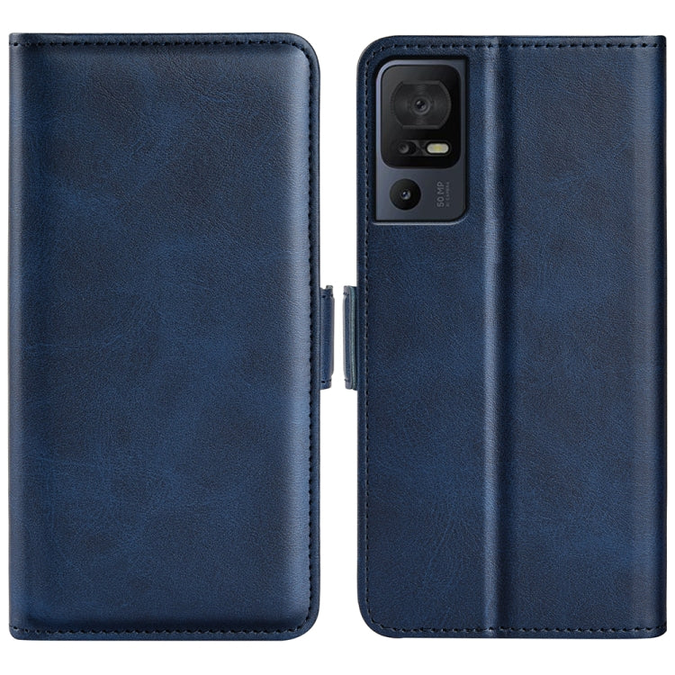 For TCL 40 SE Dual-side Magnetic Buckle Leather Phone Case, For TCL 40 SE
