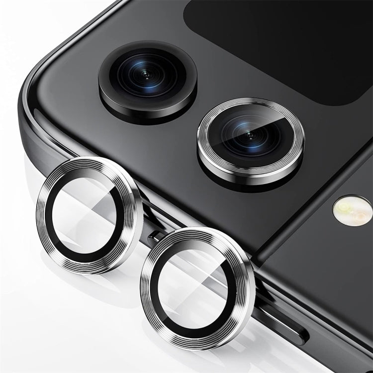 For Samsung Galaxy Z Flip4 / W23 Flip ENKAY Hat-Prince 9H Rear Camera Lens Aluminium Alloy Tempered Glass Film, For Samsung Galaxy Z Flip4 / W23 Flip