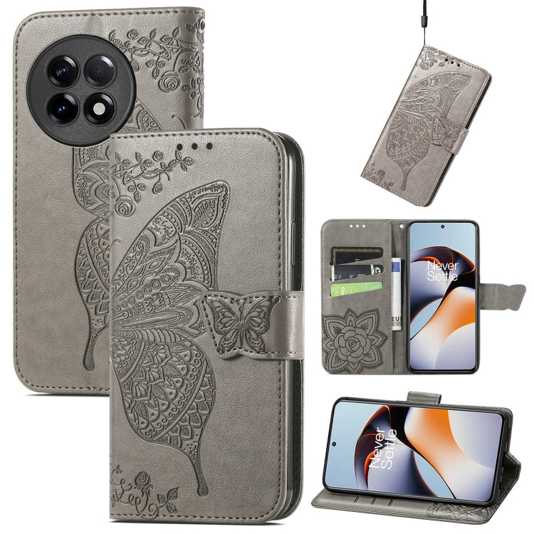 Butterfly Love Flower Embossed Leather Phone Case, For Infinix Note 12 G96, For OnePlus Ace 2, For Realme C55, For Tecno Pova Neo 5G, For ZTE Blade A52, For Samsung Galaxy A14 4G