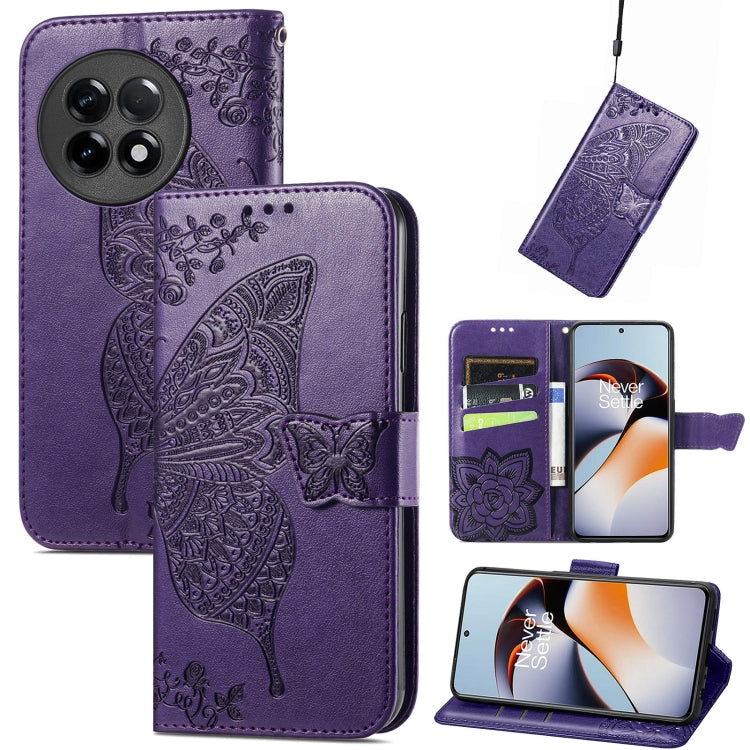 Butterfly Love Flower Embossed Leather Phone Case, For Infinix Note 12 G96, For OnePlus Ace 2, For Realme C55, For Tecno Pova Neo 5G, For ZTE Blade A52, For Samsung Galaxy A14 4G