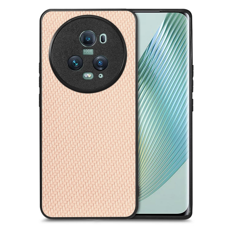 Carbon Fiber Texture Leather Back Cover Phone Case, For Honor Magic5 Pro, For vivo X70