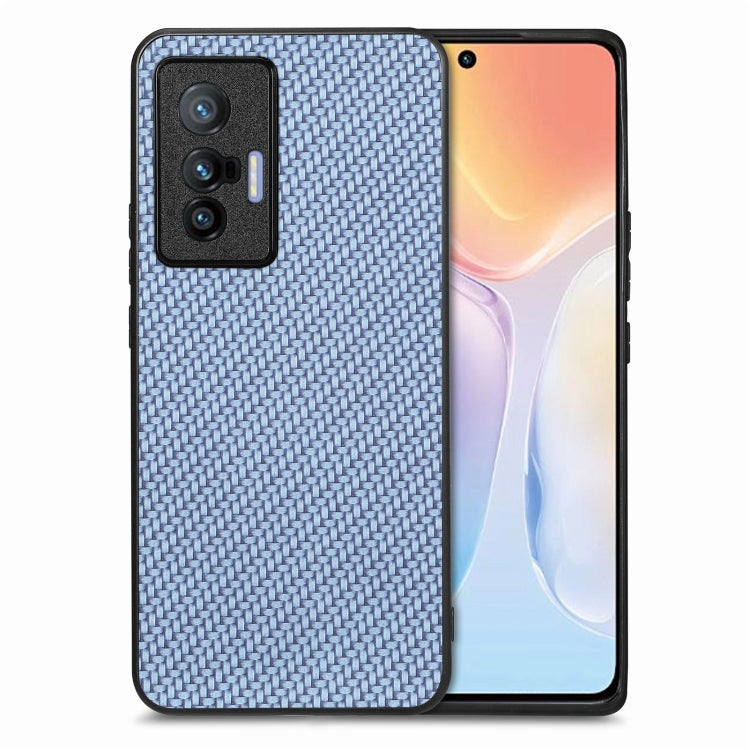 Carbon Fiber Texture Leather Back Cover Phone Case, For Honor Magic5 Pro, For vivo X70
