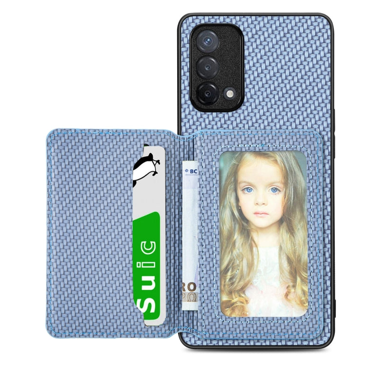 Carbon Fiber Magnetic Card Bag Phone Case, For Xiaomi Poco X5 Pro, For Xiaomi Poco X5, For Xiaomi Redmi Note 10 5G, For Xiaomi Redmi Note 12 5G Global, For OPPO A74 5G