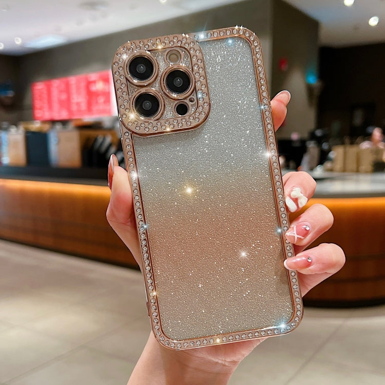 Diamond Gradient Glitter Plated TPU Phone Case, For iPhone 11, For iPhone 15 Pro Max, For iPhone 11 Pro Max, For iPhone 12, For iPhone 12 Pro, For iPhone 12 Pro Max