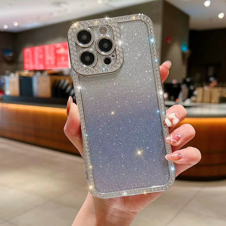 Diamond Gradient Glitter Plated TPU Phone Case, For iPhone 13, For iPhone 15 Pro, For iPhone 13 Pro, For iPhone 13 Pro Max, For iPhone 14, For iPhone 14 Pro