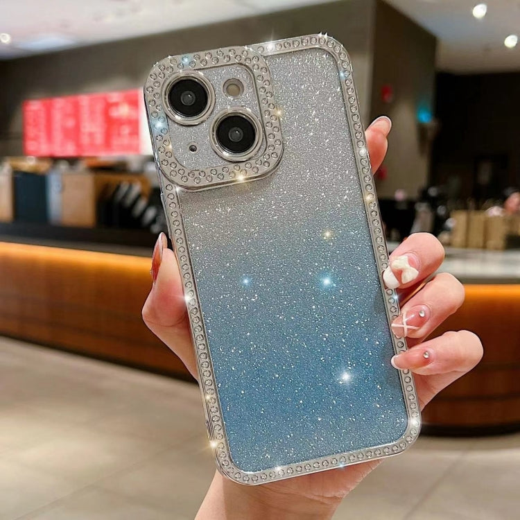 Diamond Gradient Glitter Plated TPU Phone Case, For iPhone 14 Pro Max, For iPhone 15 Plus, For iPhone 15, For iPhone 14 Plus, For iPhone 11 Pro
