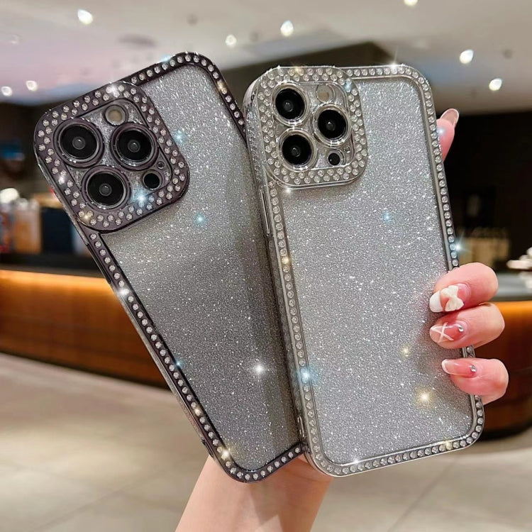 Diamond Gradient Glitter Plated TPU Phone Case, For iPhone 11, For iPhone 15 Pro Max, For iPhone 11 Pro Max, For iPhone 12, For iPhone 12 Pro, For iPhone 12 Pro Max