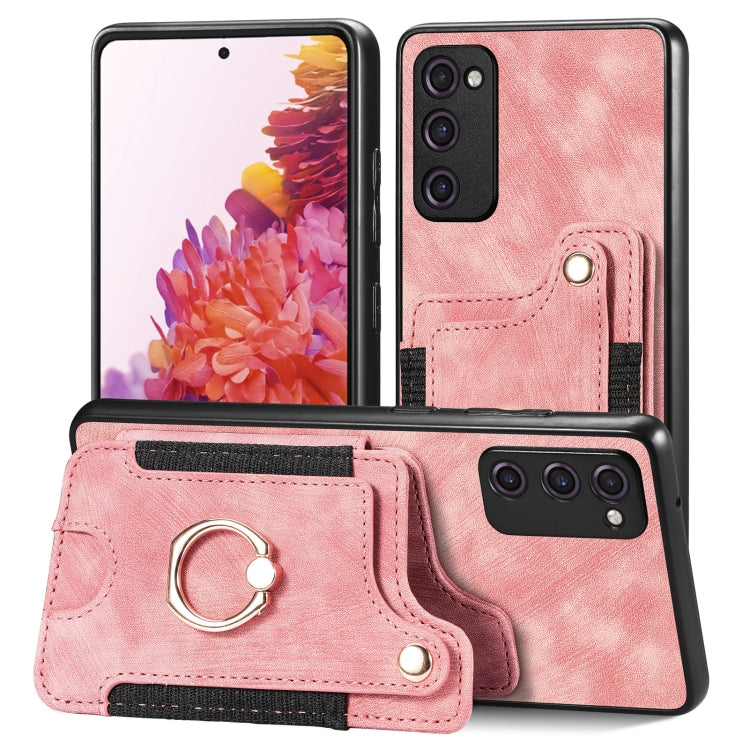 Retro Skin-feel Ring Multi-card Wallet Phone Case, For Samsung Galaxy S20+, For Samsung Galaxy S20 FE, For Samsung Galaxy A54 5G, For Samsung Galaxy A53 5G, For Samsung Galaxy A50, For Samsung Galaxy A42 5G, For Samsung Galaxy A34 5G                   ...