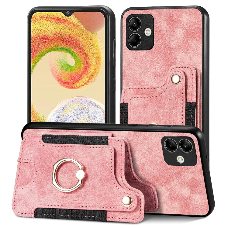 Retro Skin-feel Ring Multi-card Wallet Phone Case, For Samsung Galaxy A32 4G, For Samsung Galaxy A21s, For Samsung Galaxy A04, For Realme C35