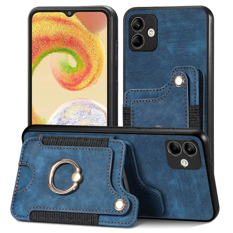 Retro Skin-feel Ring Multi-card Wallet Phone Case, For Samsung Galaxy A32 4G, For Samsung Galaxy A21s, For Samsung Galaxy A04, For Realme C35
