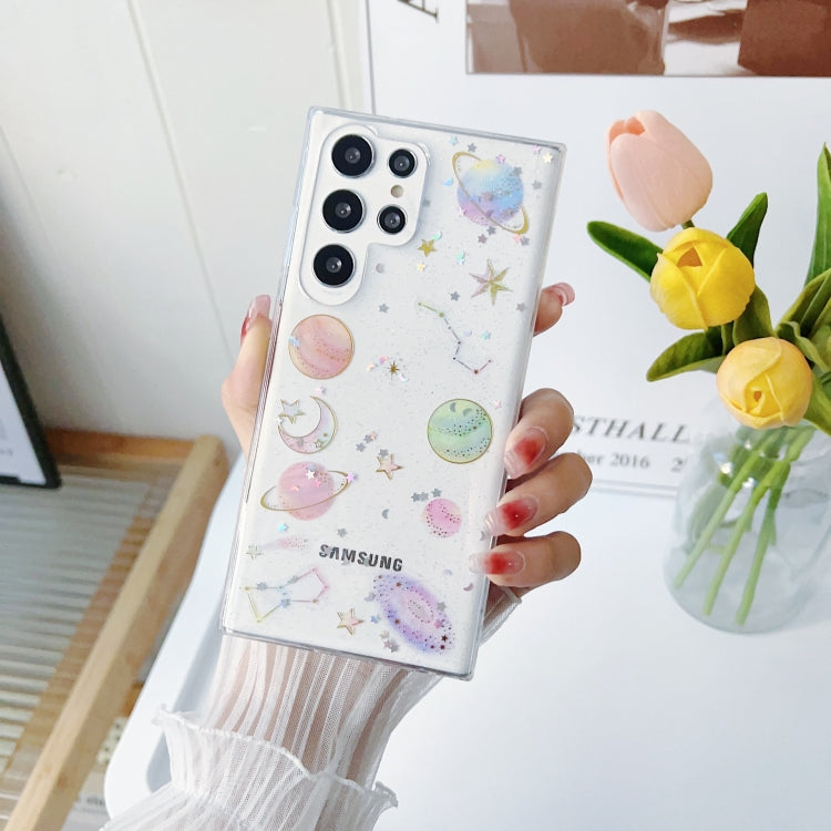Cosmic Star Glitter Epoxy TPU Phone Case, For Samsung Galaxy S20, For Samsung Galaxy S20+, For Samsung Galaxy S20 Ultra, For Samsung Galaxy S20 FE, For Samsung Galaxy S21 5G, For Samsung Galaxy S21+ 5G, For Samsung Galaxy S21 Ultra 5G                  ...