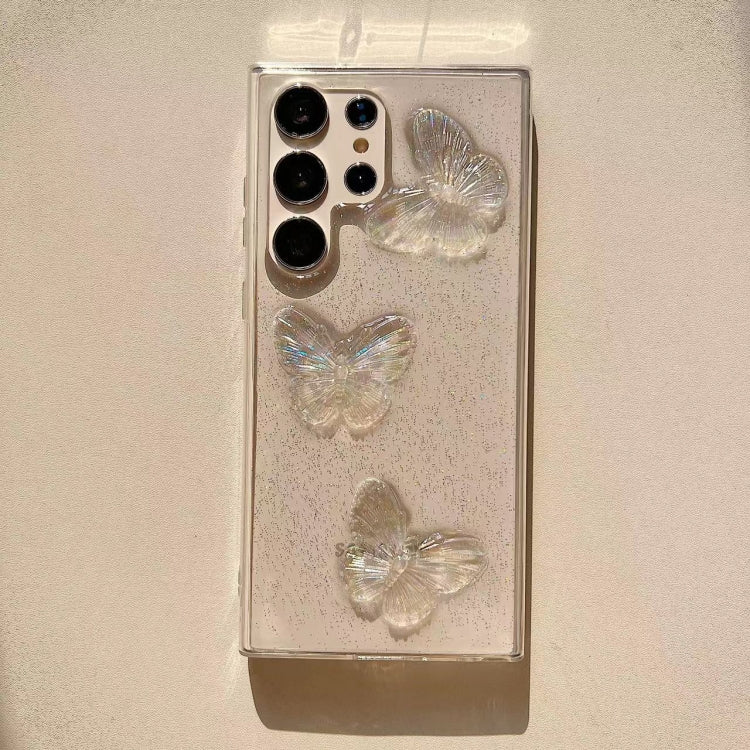 Clear Crystal Butterflies TPU Phone Case, For Samsung Galaxy S10, For Samsung Galaxy S10+, For Samsung Galaxy S20, For Samsung Galaxy S20+, For Samsung Galaxy S20 Ultra, For Samsung Galaxy Note10, For Samsung Galaxy Note10+, For Samsung Galaxy Note20  ...