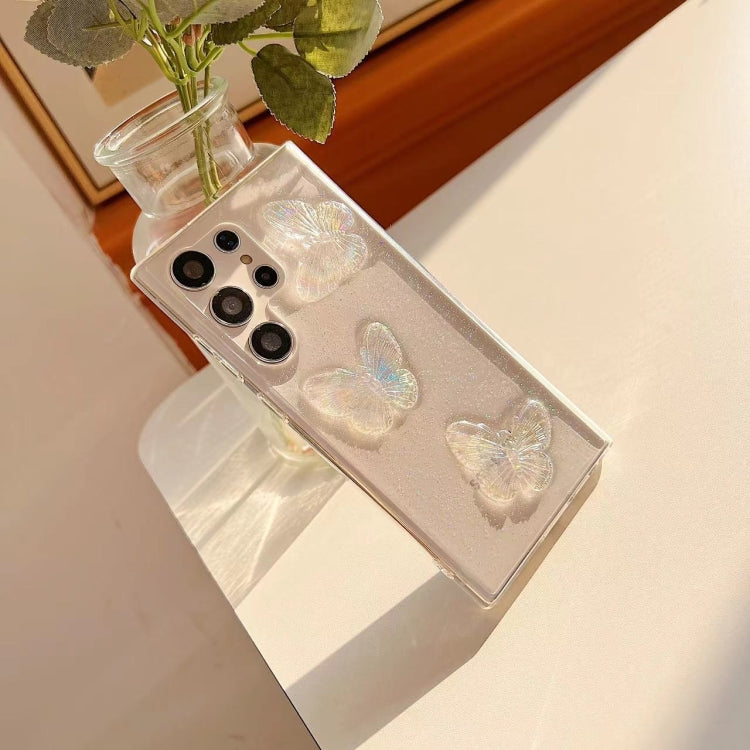 Clear Crystal Butterflies TPU Phone Case, For Samsung Galaxy S10, For Samsung Galaxy S10+, For Samsung Galaxy S20, For Samsung Galaxy S20+, For Samsung Galaxy S20 Ultra, For Samsung Galaxy Note10, For Samsung Galaxy Note10+, For Samsung Galaxy Note20  ...