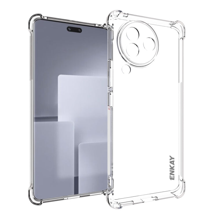 ENKAY Hat-Prince Transparent TPU Shockproof Phone Case, For Xiaomi 17T Pro5G, For Redmi 15a 5G, For Xiaomi 17T, For Xiaomi 17 Ultra, For Redmi Note 15 Pro 4G Global 163.2mm, For Redmi K90, For Redmi K90 Pro Max, For Redmi Note 15 Pro+ 5G Global 163.3mm...